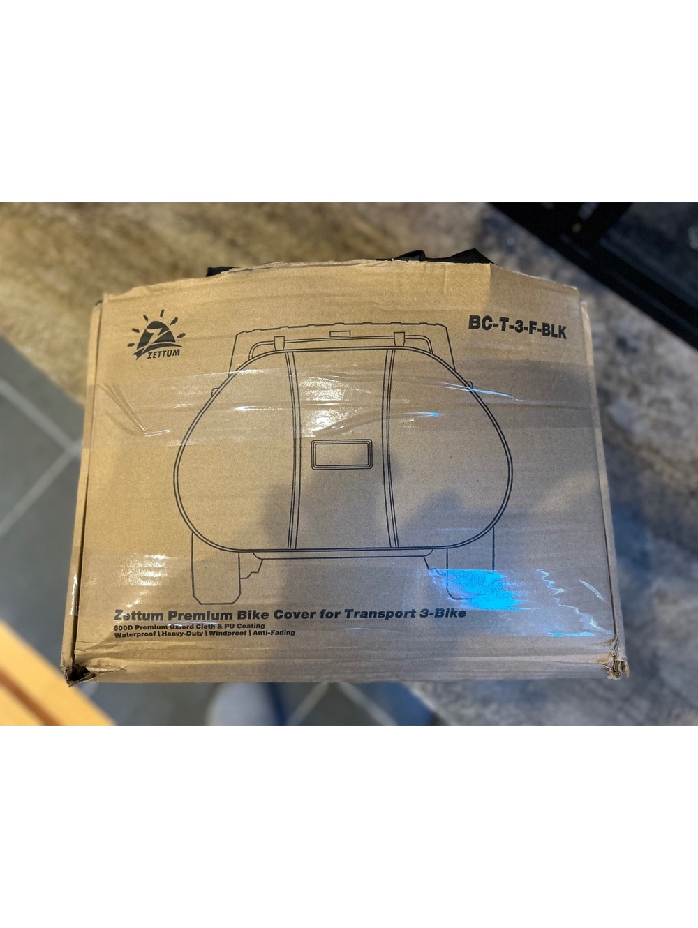 Zettum Premium Bike Cover for Transport - Fits 3 Bikes